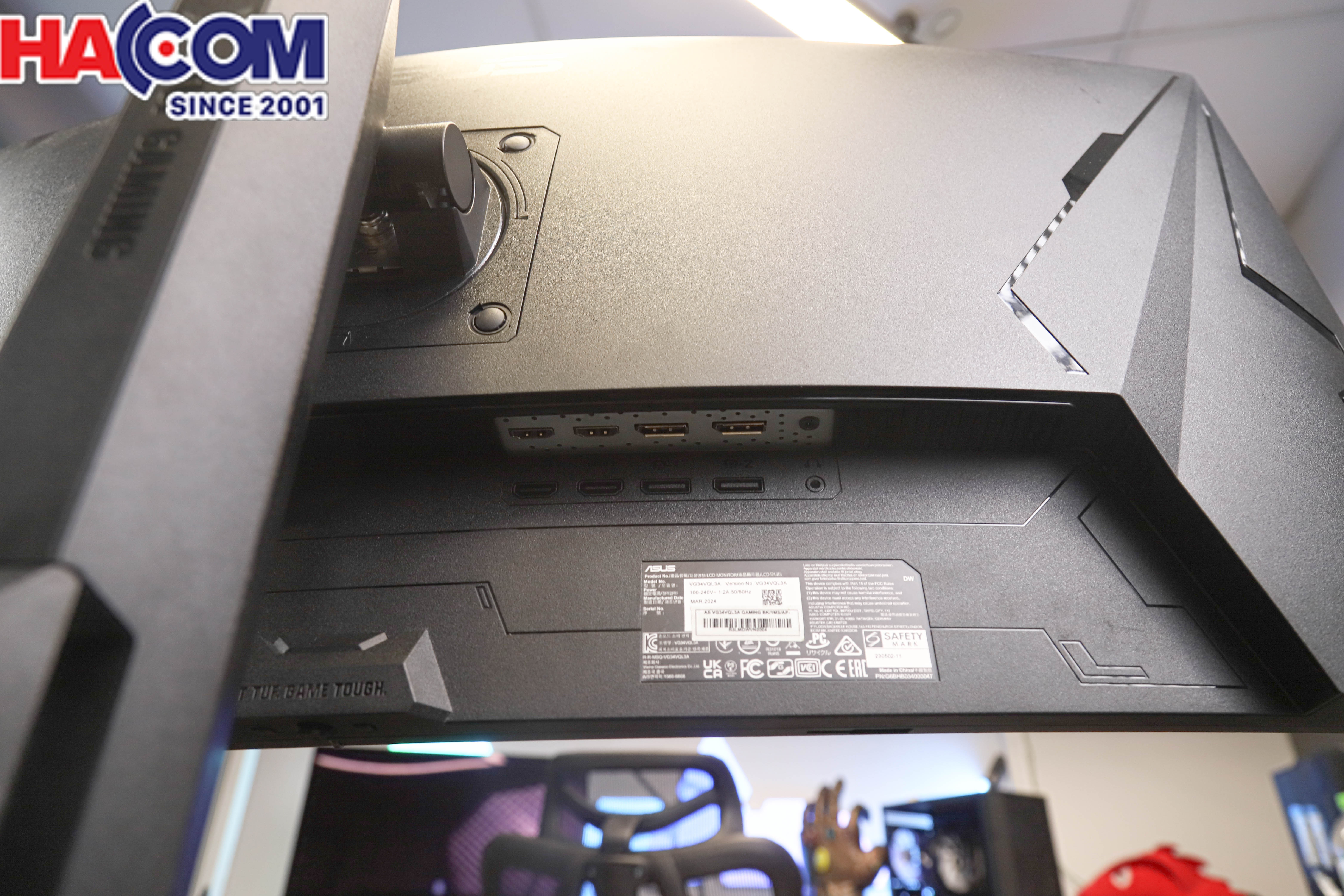 Màn hình Asus TUF VG34WQML5A (34 inch/WQHD/VA/250Hz/1ms/loa) 12