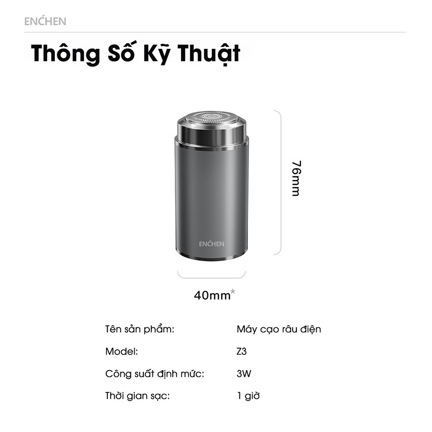 Máy Cạo Râu Enchen Z3 4