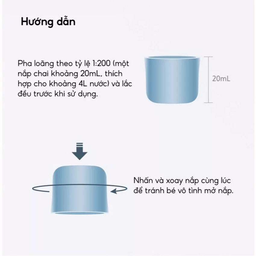 Nước lau sàn dùng cho Robot hút bụi hiệu Roborock dung tích 200 ml (Khuyến mại) 3