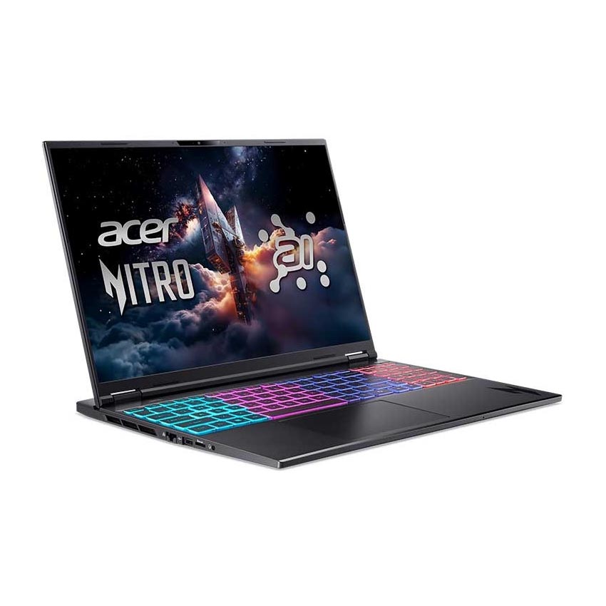 Laptop Acer Nitro V 16S AI ANV16S-61-R7KQ (NH.QXPSV.001) (R5 340/16GB RAM DDR5/512GB SSD/GeForce RTX 5060 8GB/16 inch FHD+ 180Hz/Win 11/Đen) 1