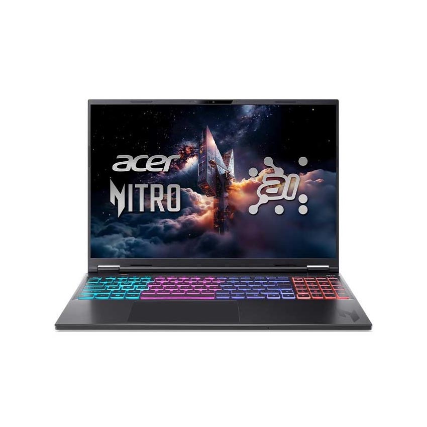 Laptop Acer Nitro V 16S AI AN16S-61-R193 (NH.QXTSV.001) (R9 365/16GB RAM DDR5/512GB SSD/GeForce RTX 5070 8GB/16 inch 2K 180Hz/Win 11/Đen)