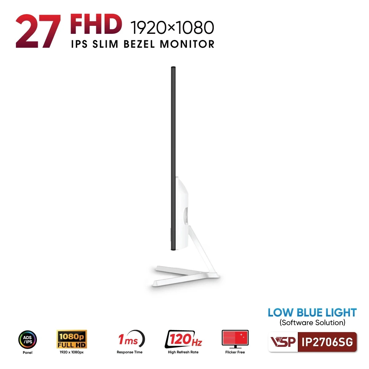 Màn hình VSP IP2706SG (27 inch/FHD/IPS/120Hz/1ms) - Hình 2