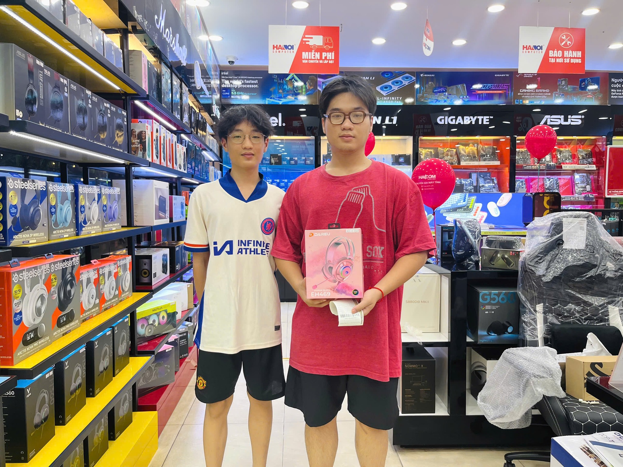 Tai Nghe Dareu EH469 RGB Màu Hồng (USB, LED RGB) - Hình 6