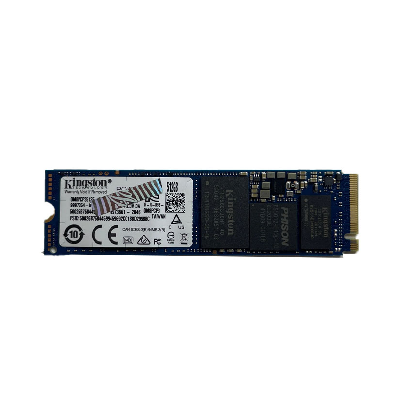 Ổ cứng SSD Kingston 512GB M2 NVME M.2 2280 PCIe Gen3x4 - Cũ đẹp (Tray) - Hình 1