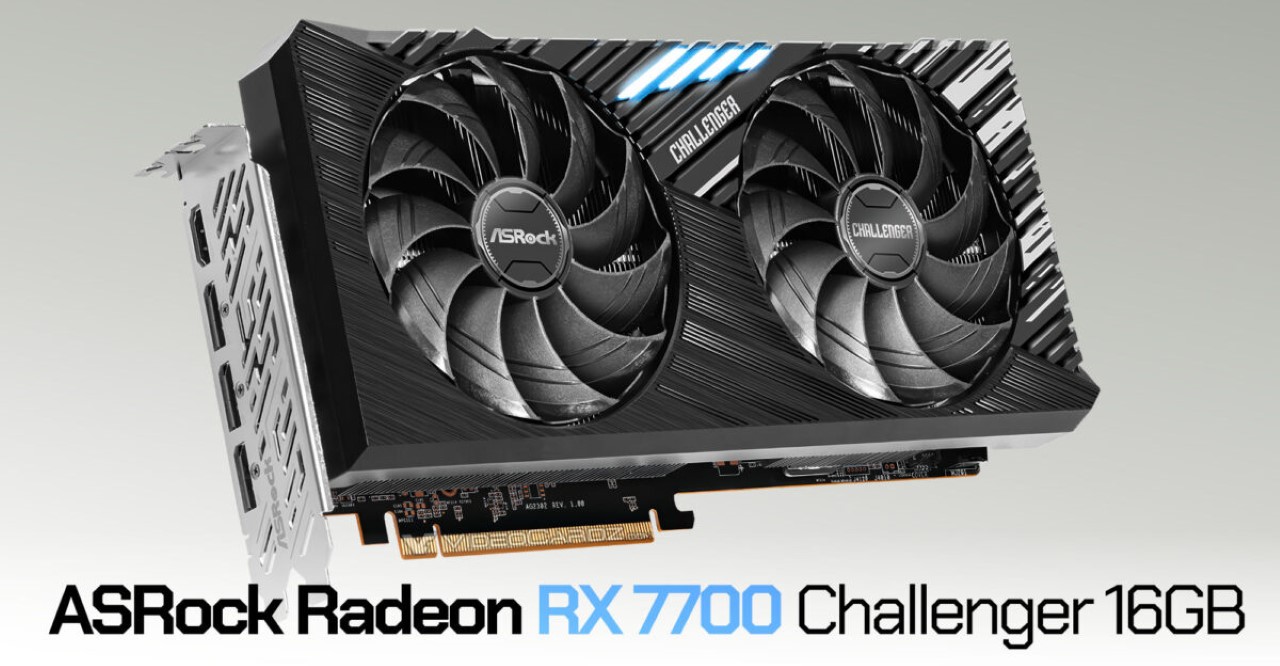 ASRock ra mắt card Radeon RX 7700 custom