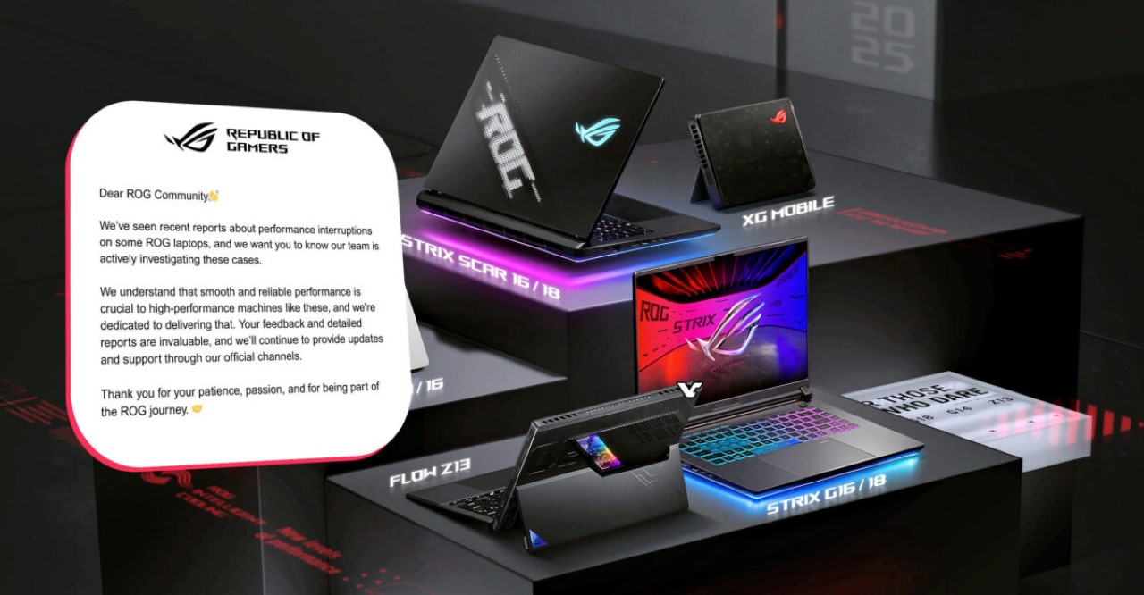ASUS điều tra lỗi giật lag trên laptop ROG 2021-2025