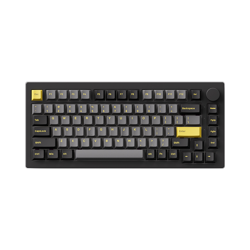 Bàn phím AKKO 5075B Plus Black & Gold Creamy Yellow Pro switch
