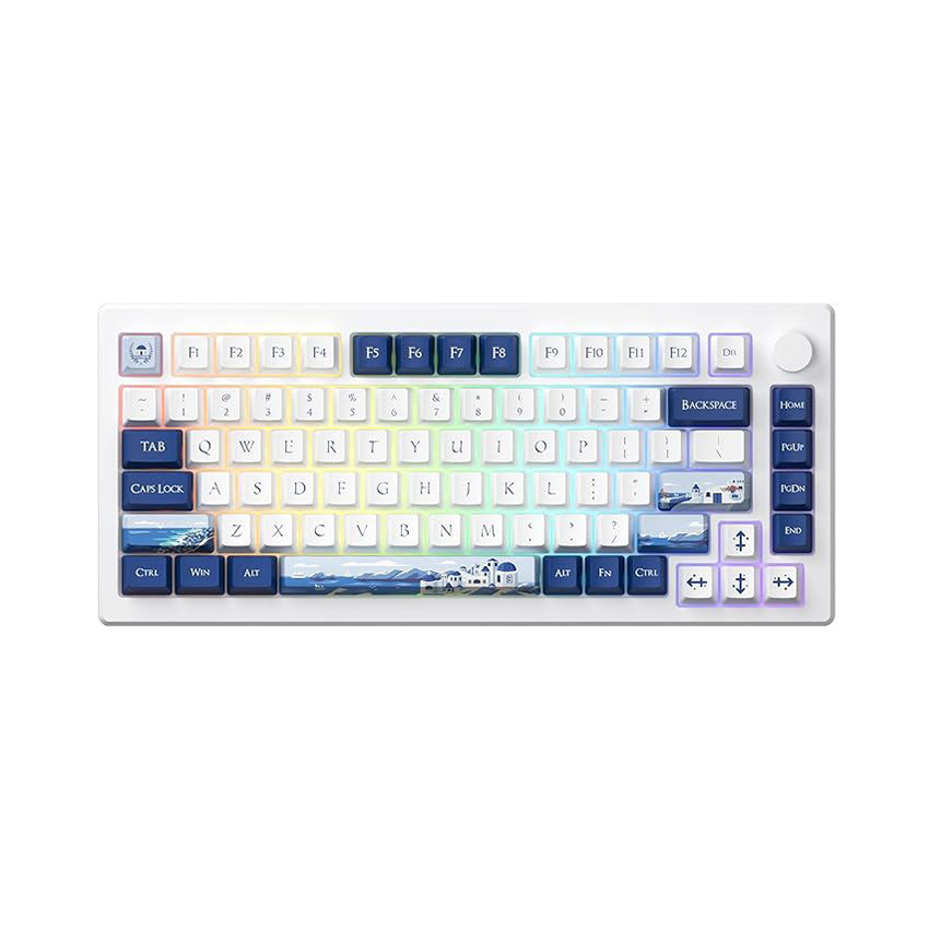 BÀN PHÍM AKKO MOD007B-HE PC SANTORINI SAKURA PINK MAGNETIC SWITCH