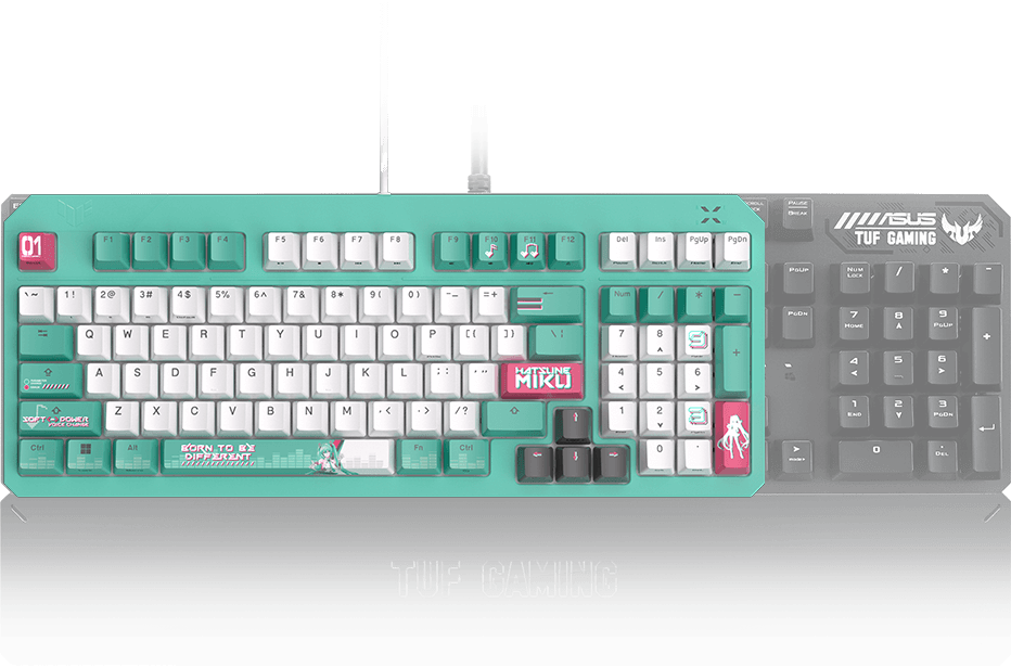 Bàn phím Gaming ASUS TUF K3 Gen II - Hatsune Miku Edition 2