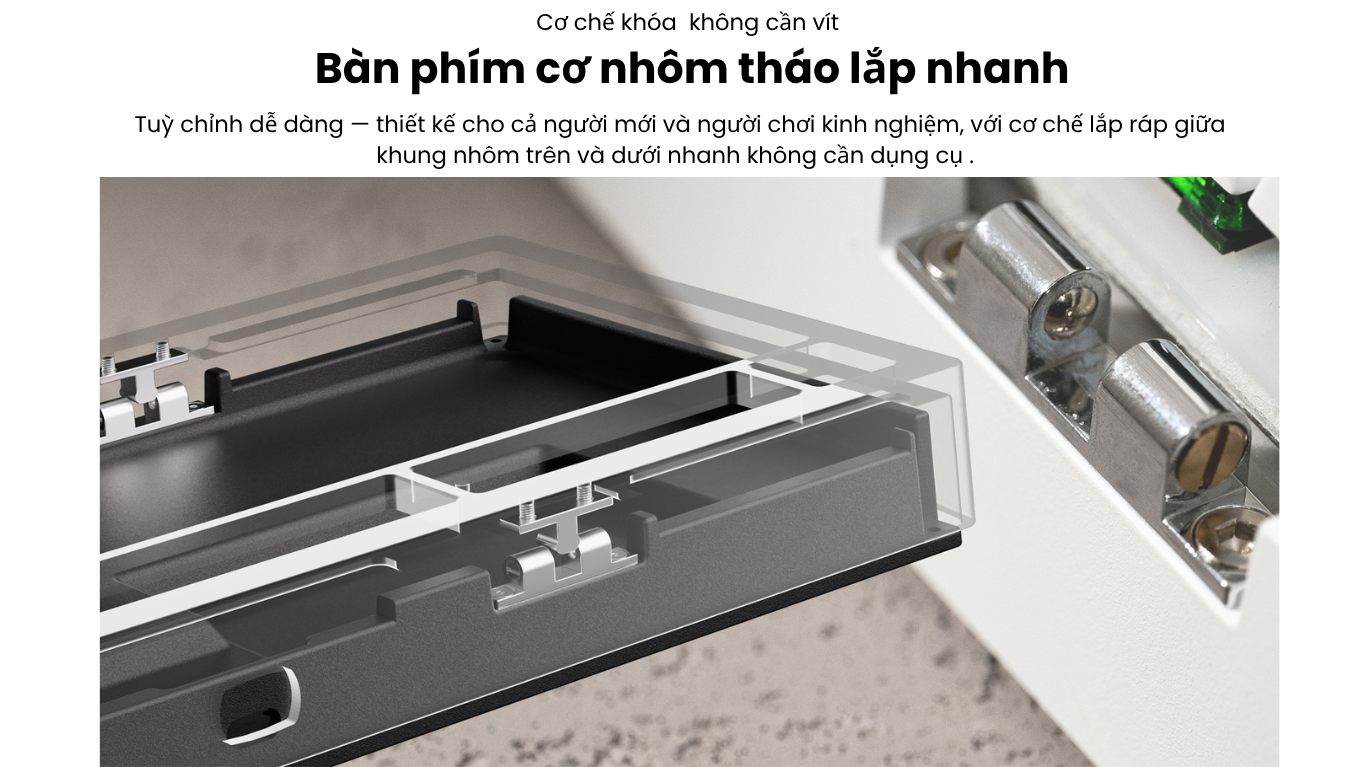 Bàn phím MonsGeek M1 V5 Black & Silver Mirror 3