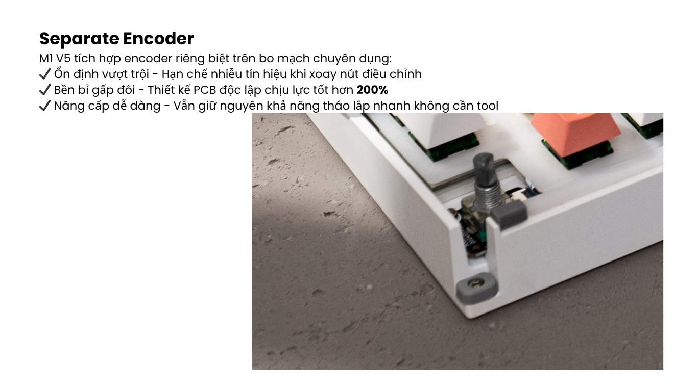 Bàn phím MonsGeek M1 V5 VIA Recycling Botany 8