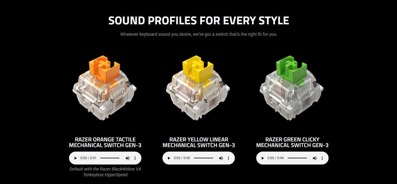 Bàn phím Razer BlackWidow V4 Tenkeyless HyperSpeed 4