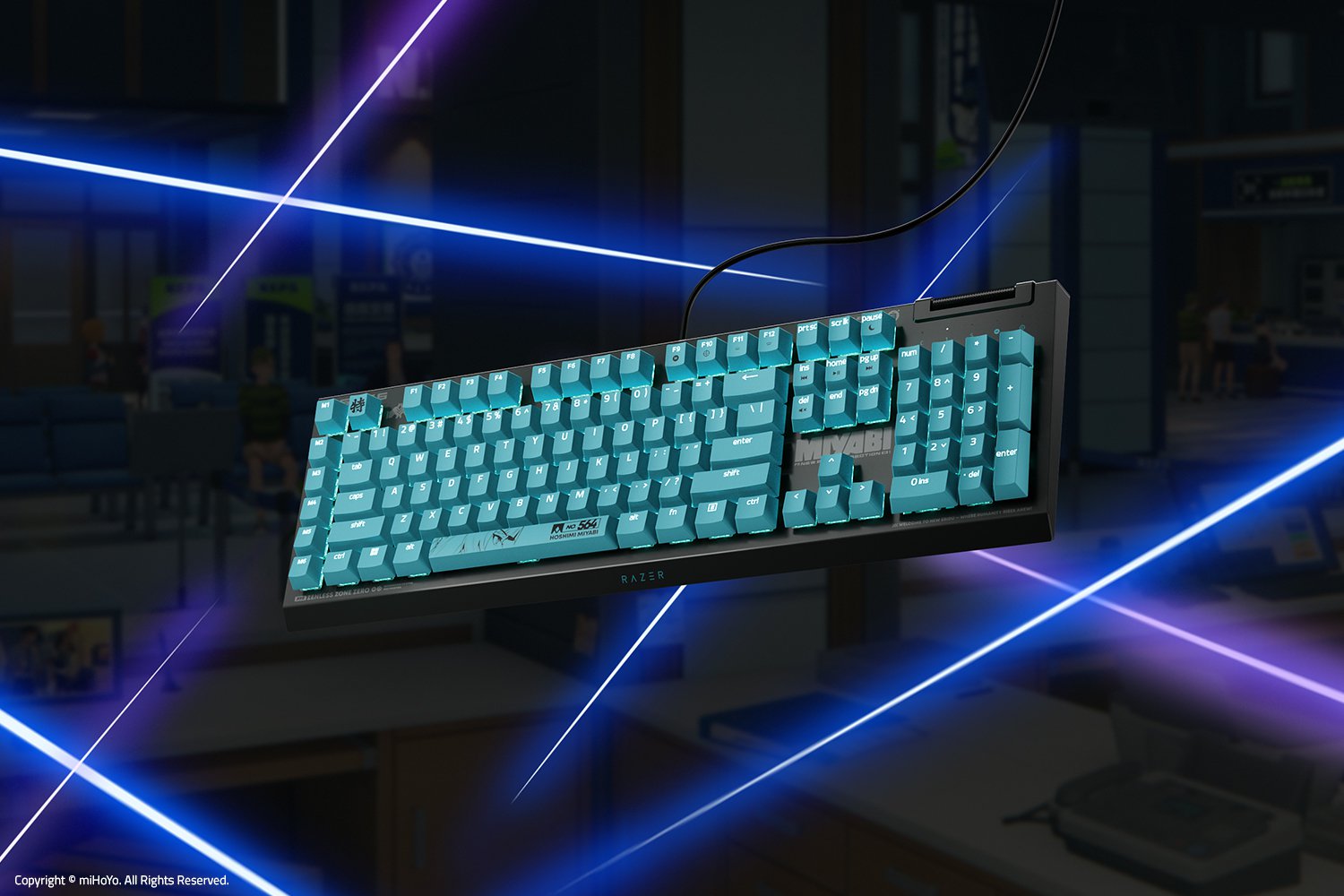 Bàn phím Razer BlackWidow V4 X - Zenless Zone Zero Edition