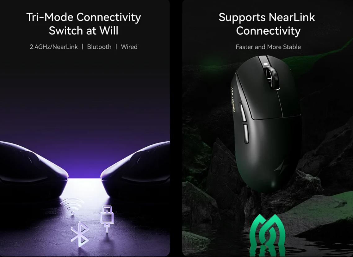 Chuột không dây ATK U2SE - Màu Trắng 3