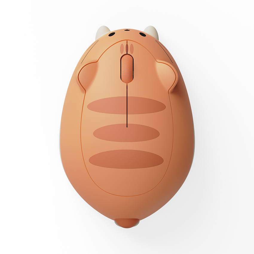 Chuột máy tính AKKO Cat Theme Mouse - Orange KATE