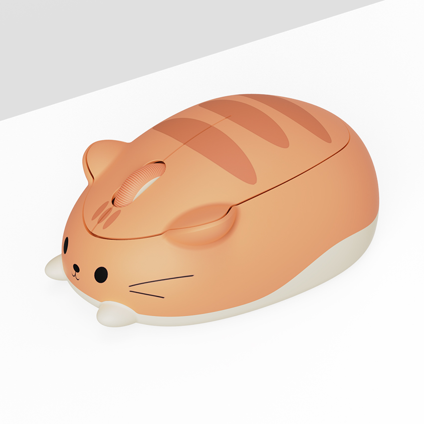 Chuột máy tính AKKO Cat Theme Mouse - Orange KATE 3