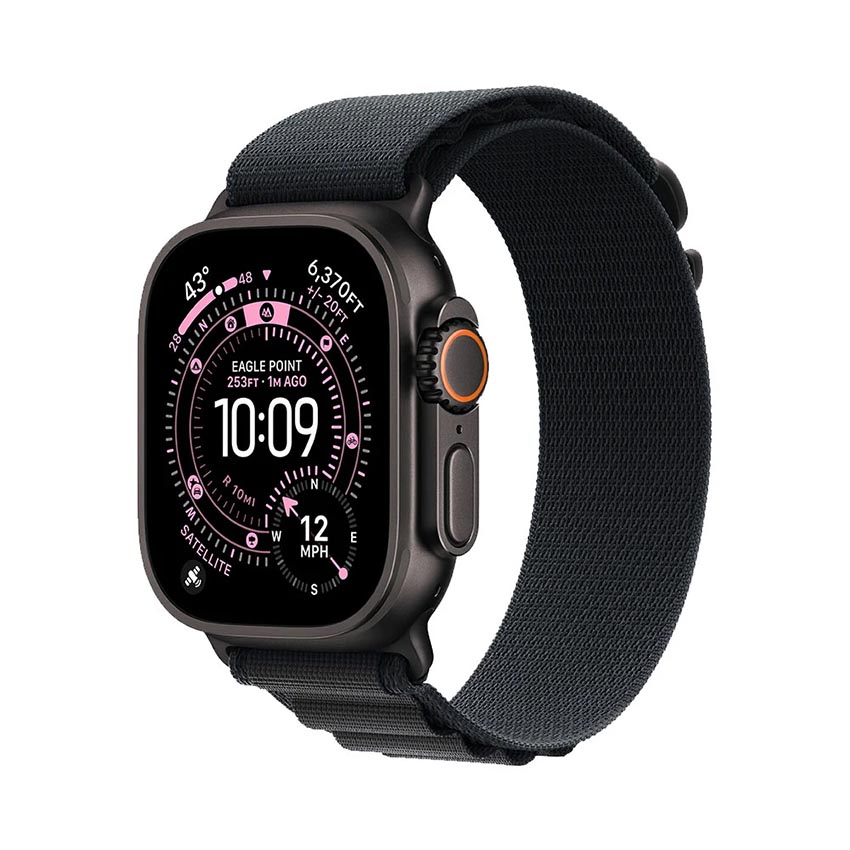 Đồng Hồ Apple Watch Ultra 3 GPS + Cellular 49mm Viền Black Titanium Dây Alpine Size L (MF0X4SA/A) 1