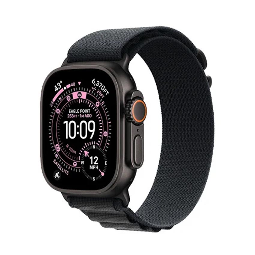 Đồng Hồ Apple Watch Ultra 3 GPS + Cellular 49mm Viền Black Titanium Dây Alpine Size M  (MF0V4SA/A) 1