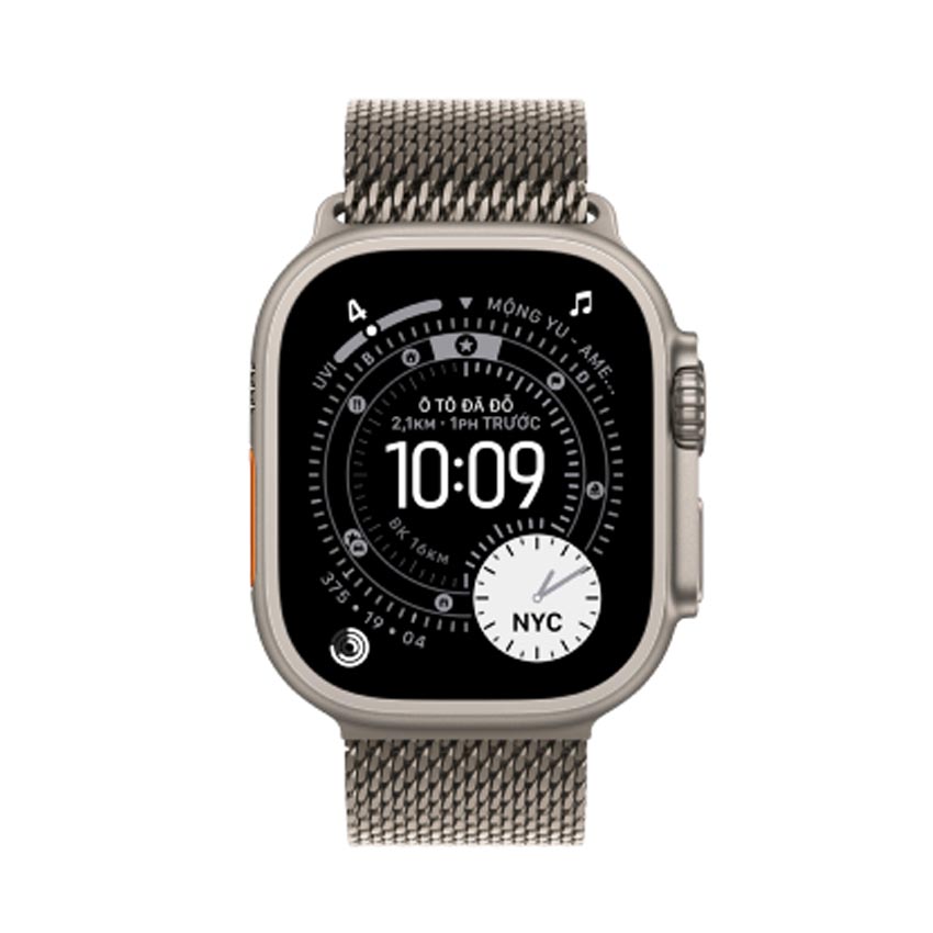 ĐỒNG HỒ APPLE WATCH ULTRA 3 GPS + CELLULAR 49MM VIỀN BLACK TITANIUM DÂY MILANESE SIZE L (MF1T4SA/A)