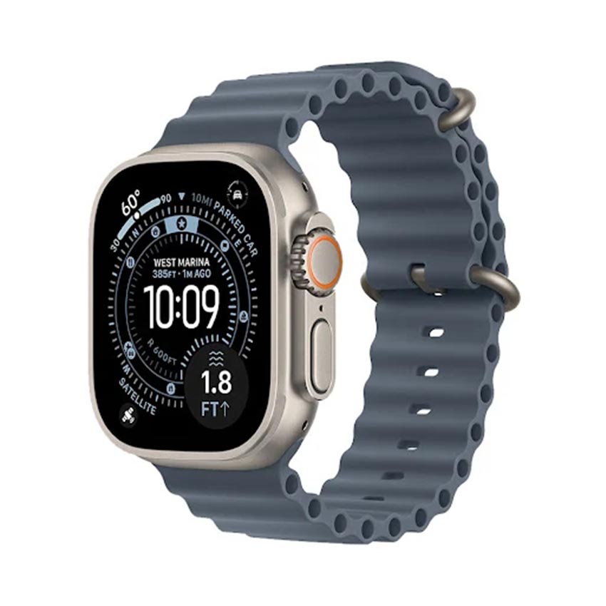 Đồng Hồ Apple Watch Ultra 3 GPS + Cellular 49mm Natural Titanium Alpine Size S  (MEWK4SA/A) - Hình 2