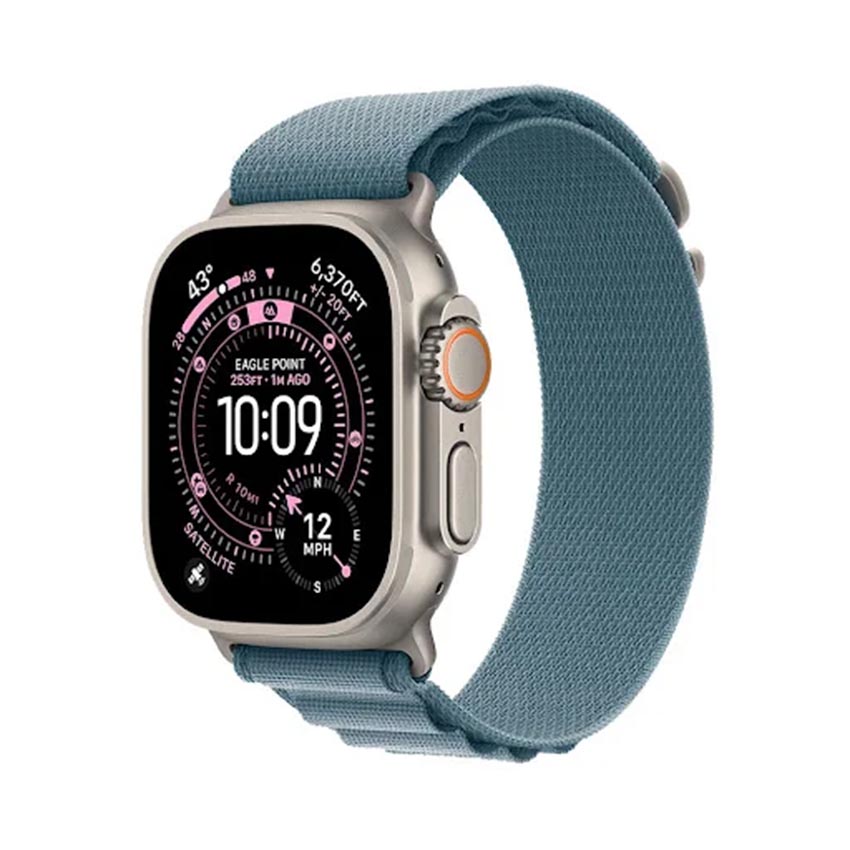 Đồng Hồ Apple Watch Ultra 3 GPS + Cellular 49mm Viền Natural Titanium Dây Alpine Size L (MEWP4SA/A) 1