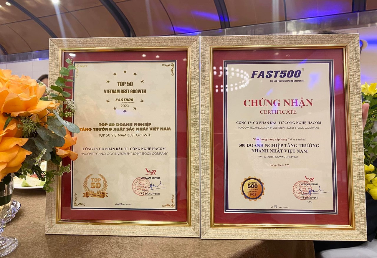 HACOM và các giải thưởng uy tín - Ảnh 1