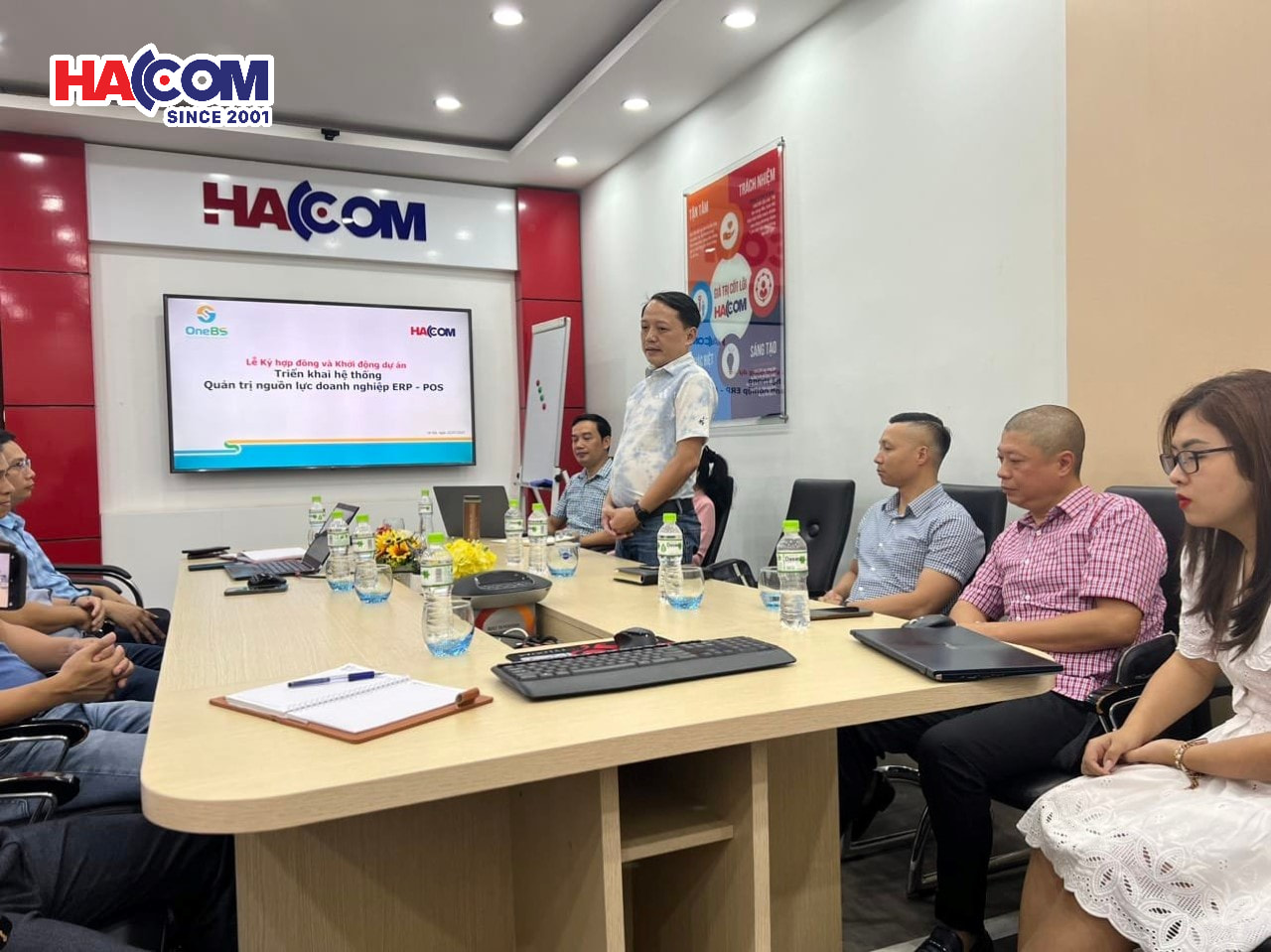HACOM và ONEBS ký kết triển khai hệ thống ERP-POS