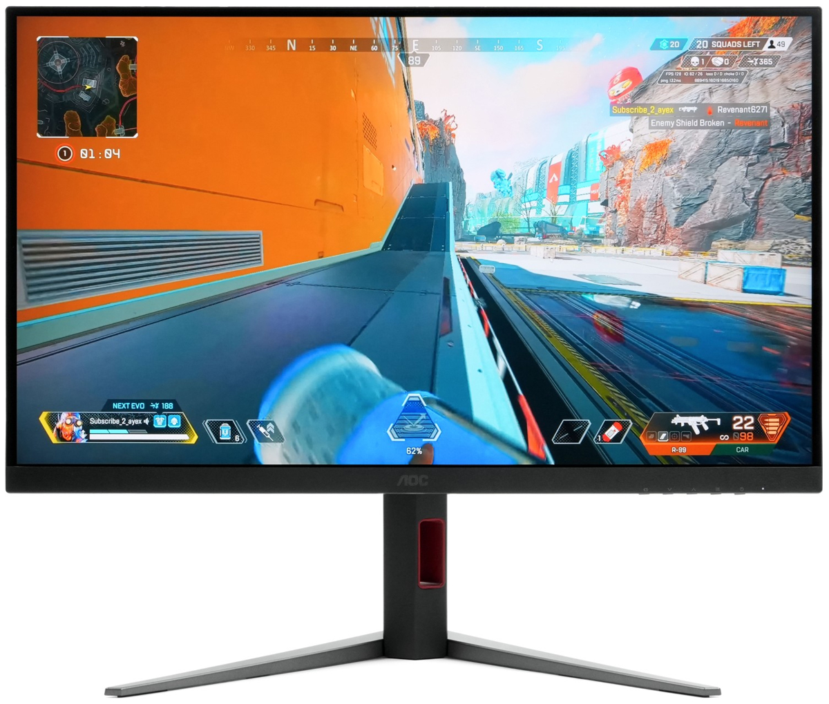 AOC U27G4 trang bị Adaptive Sync gaming, công nghệ giảm ánh sáng xanh và Flicker-Free
