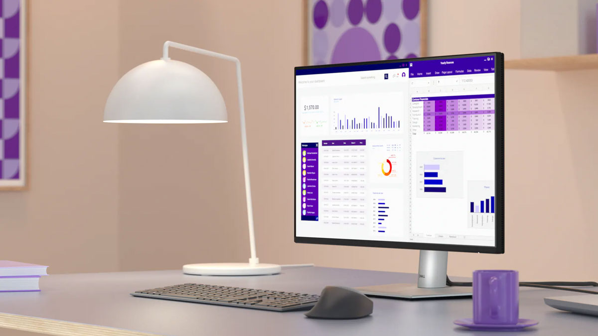  Tính năng ComfortView Plus của P2425H giảm ánh sáng xanh xuống dưới 35% 