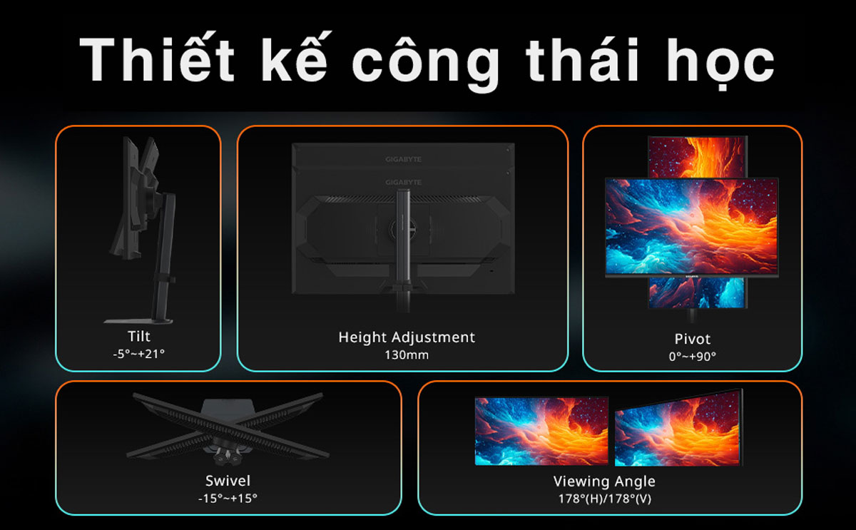 Thiết kế hiện đại,&nbsp;tối giản với khả&nbsp;năng hiển thị&nbsp;ấn tượng của G25F2