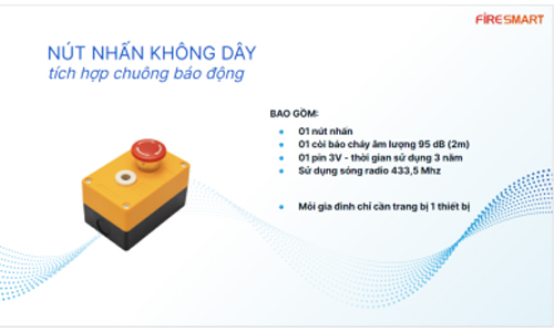 Nút báo cháy cục bộ trung tâm LG1