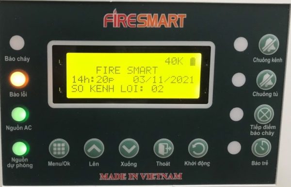 Trạng thái hoat động của tủ FCP-15