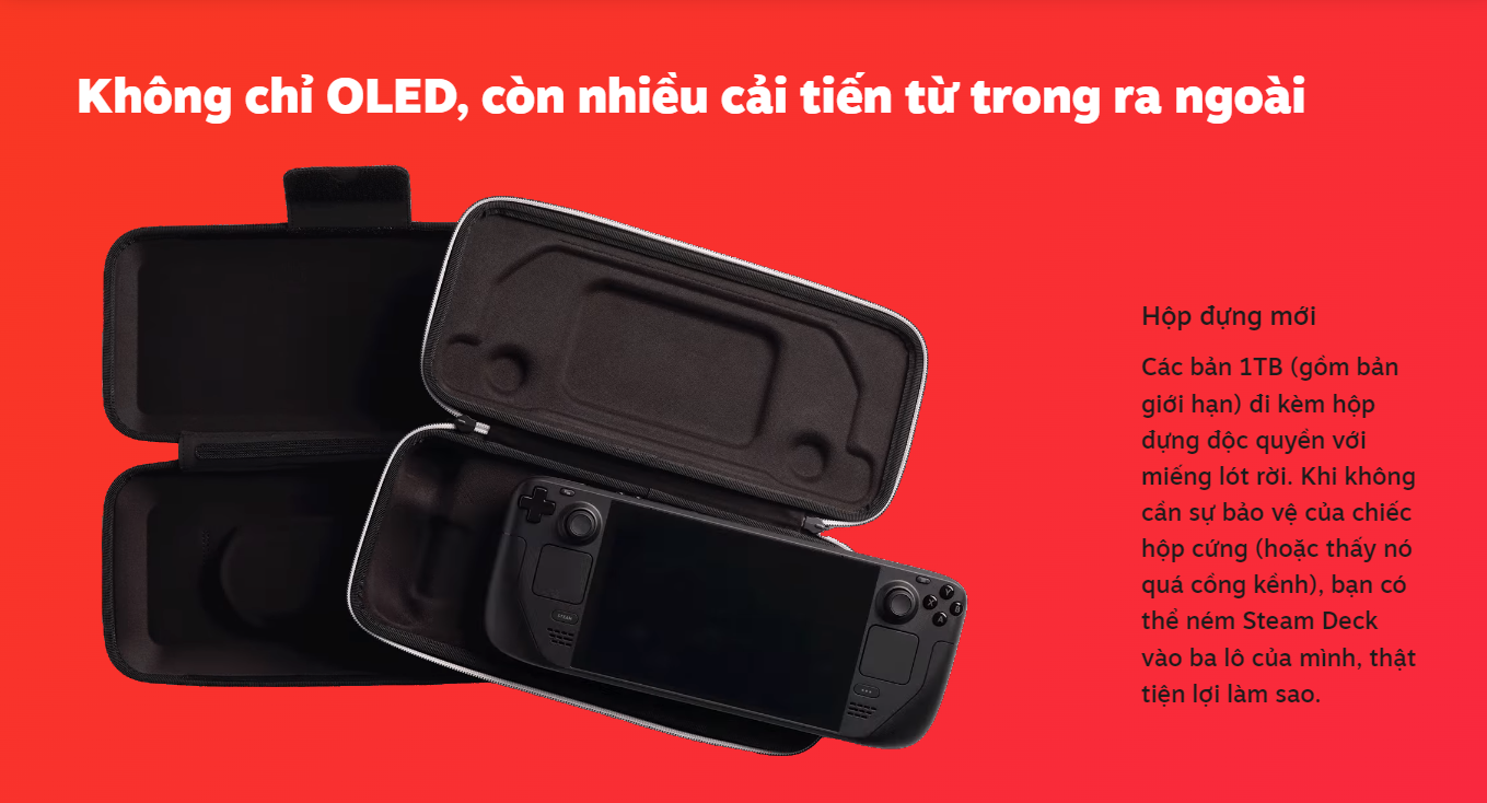 Máy chơi game cầm tay Steam Deck OLED 1TB 4