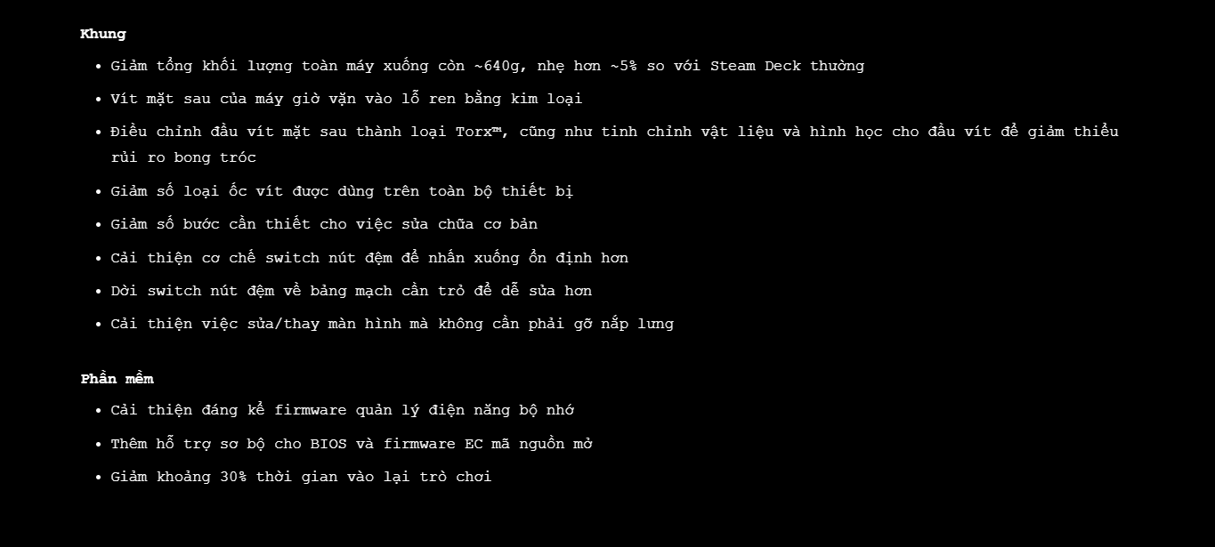 Máy chơi game cầm tay Steam Deck OLED 1TB 8