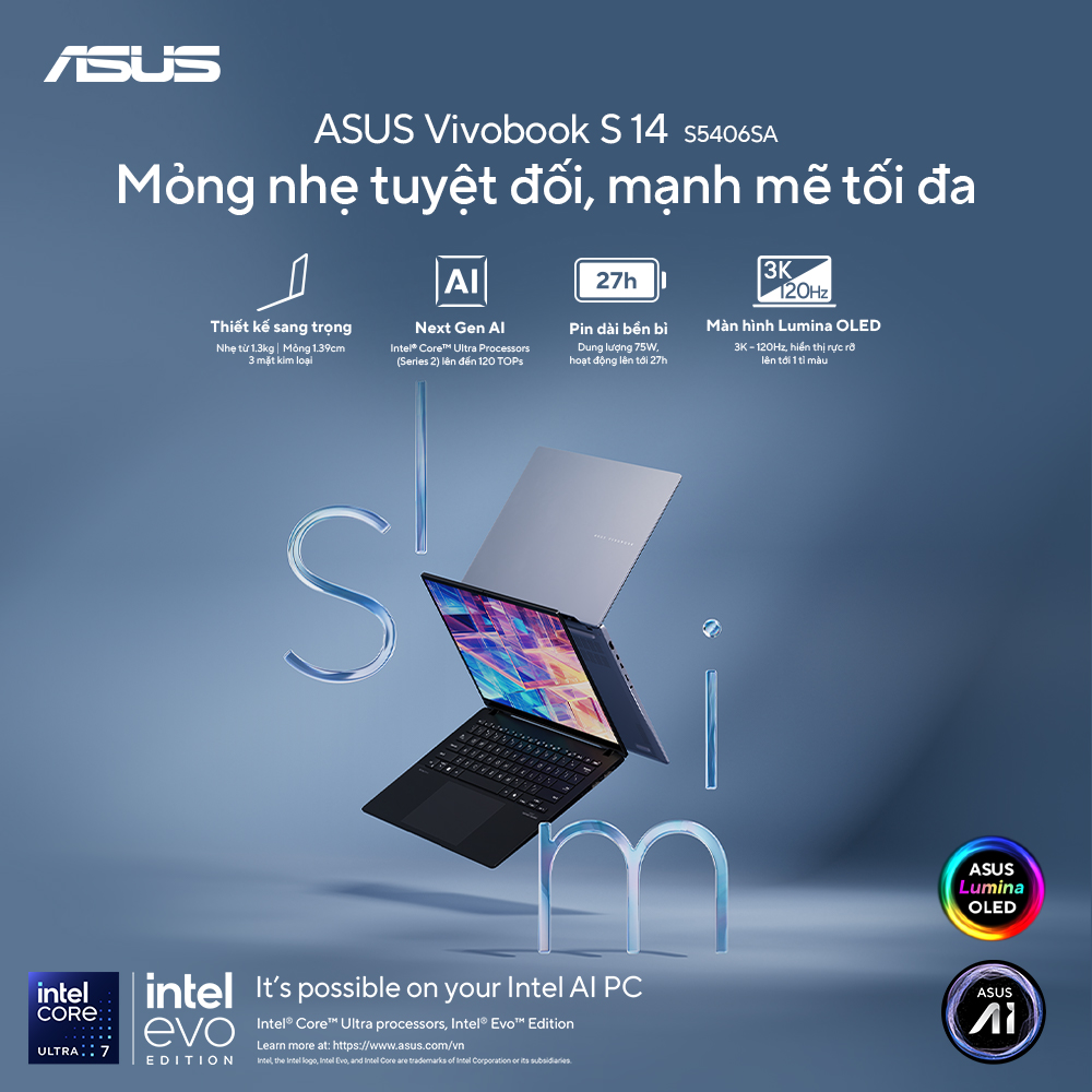 Asus Vivobook S14 OLED S5406SA-PP060WS