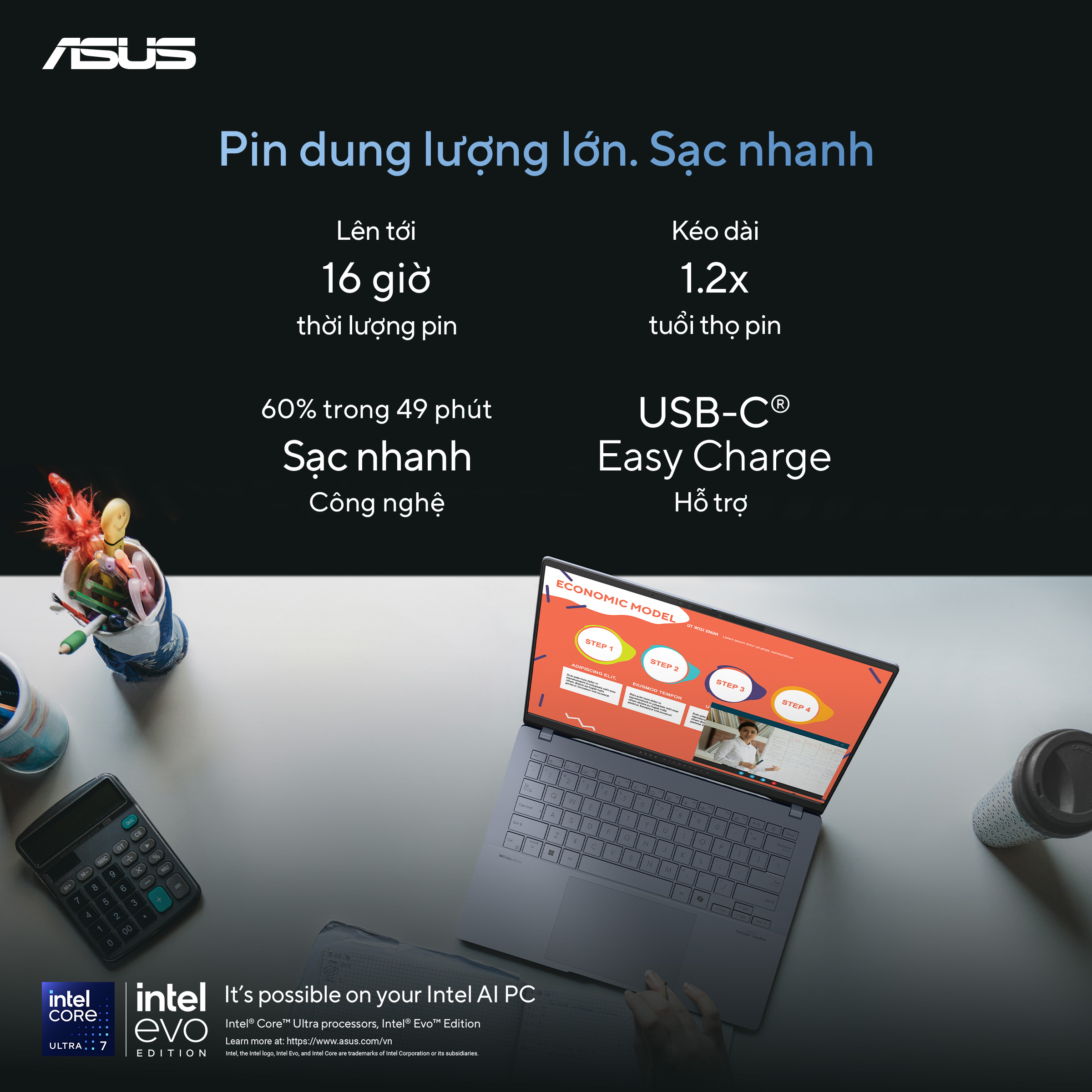 Dung lượng Asus Vivobook S14 OLED S5406SA-PP060WS