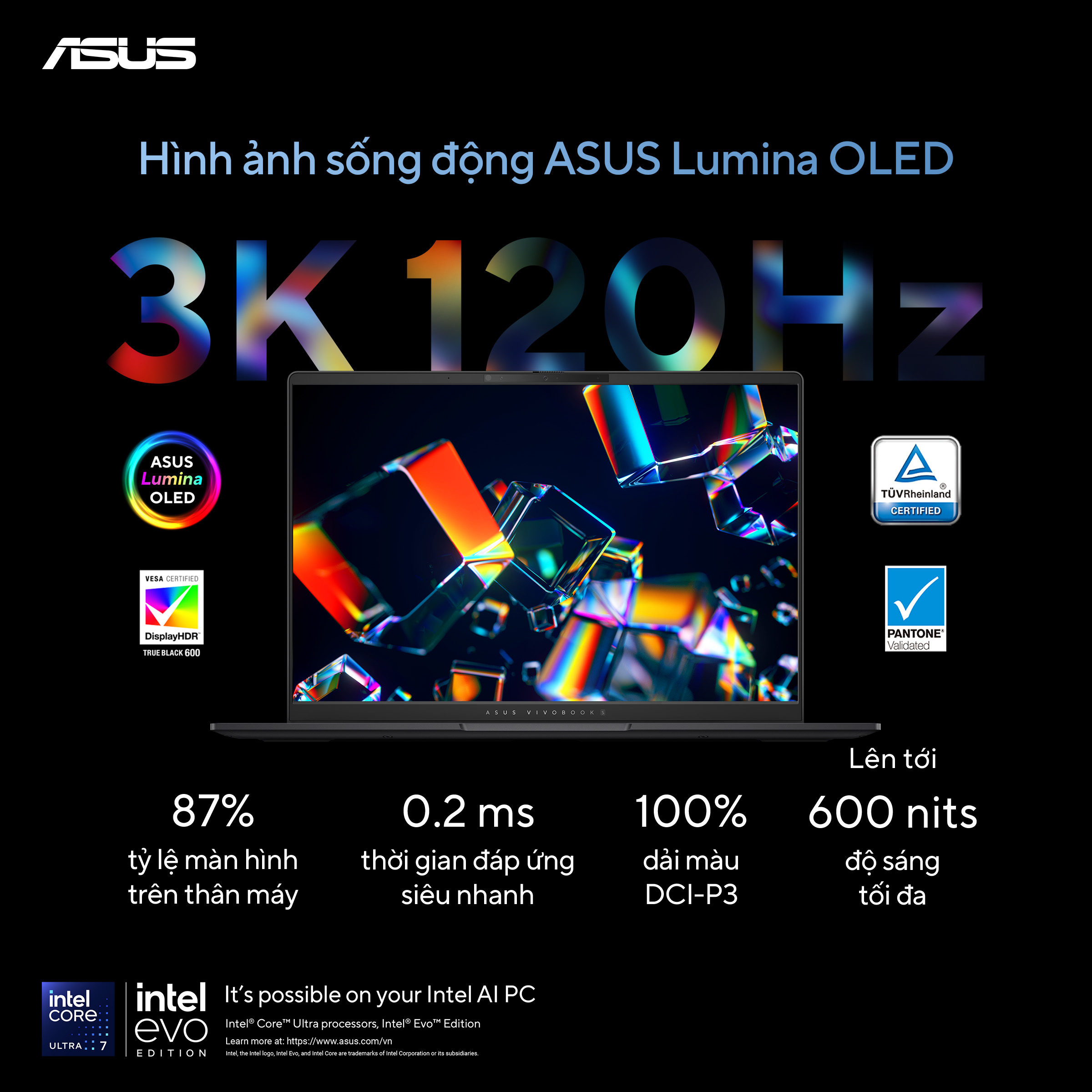 Màn hình Asus Vivobook S14 OLED S5406SA-PP060WS