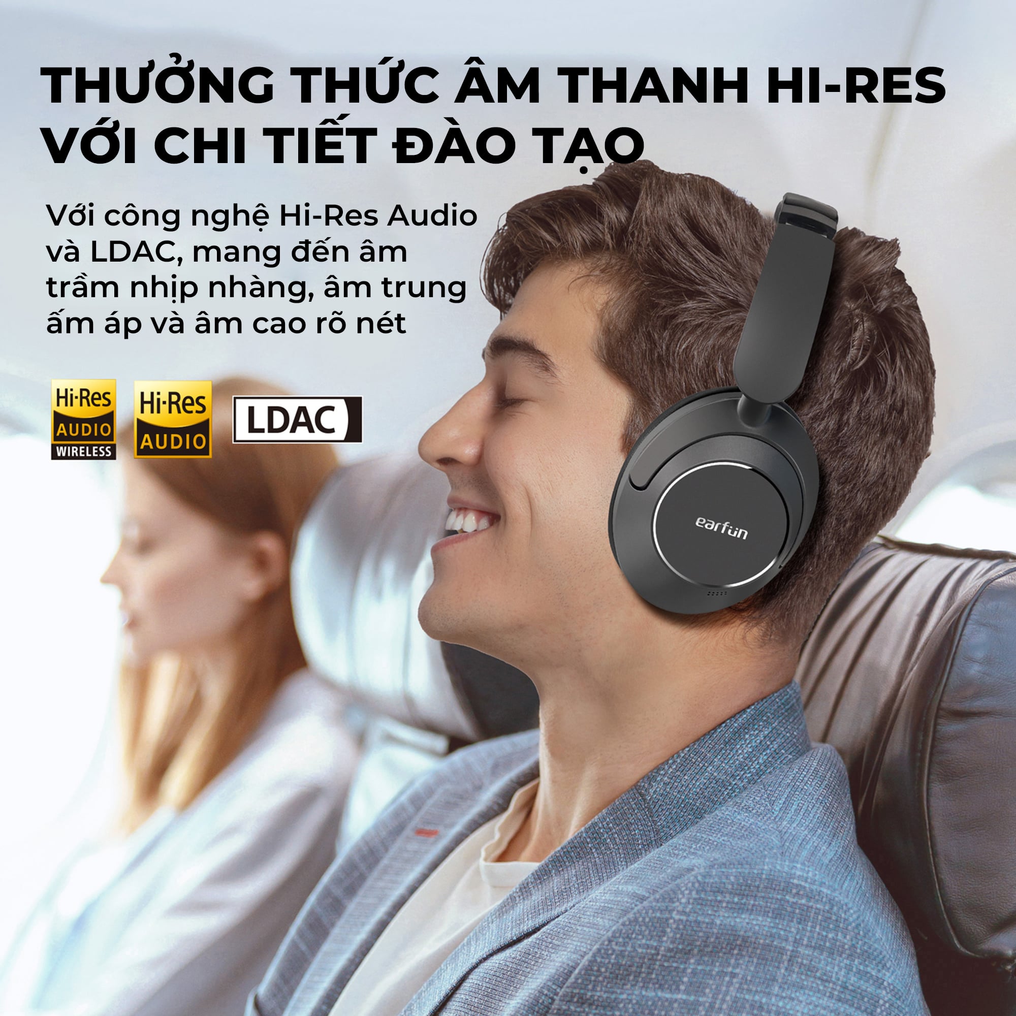 Tai nghe Bluetooth chụp tai Earfun Wave Pro 2