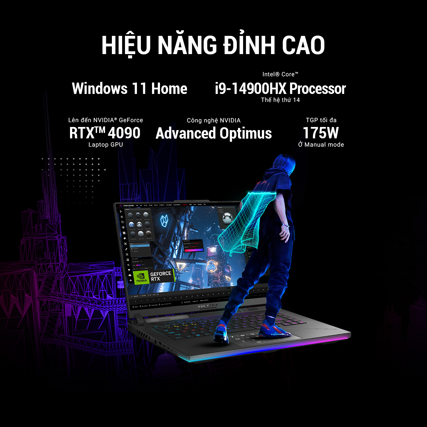 hiệu năng Laptop Gaming ASUS ROG G14-G16-G18