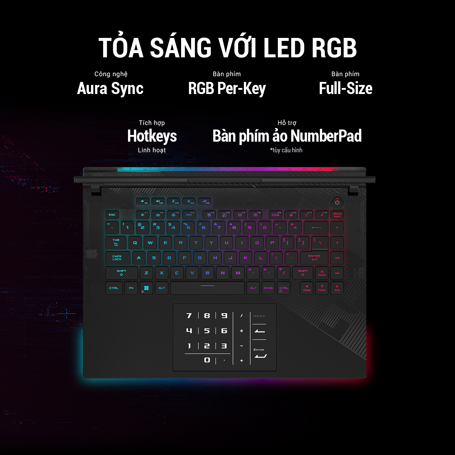 led Laptop Gaming ASUS ROG G14-G16-G18