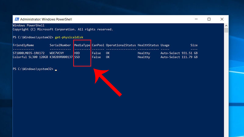 cách xem ổ ssd hay hdd