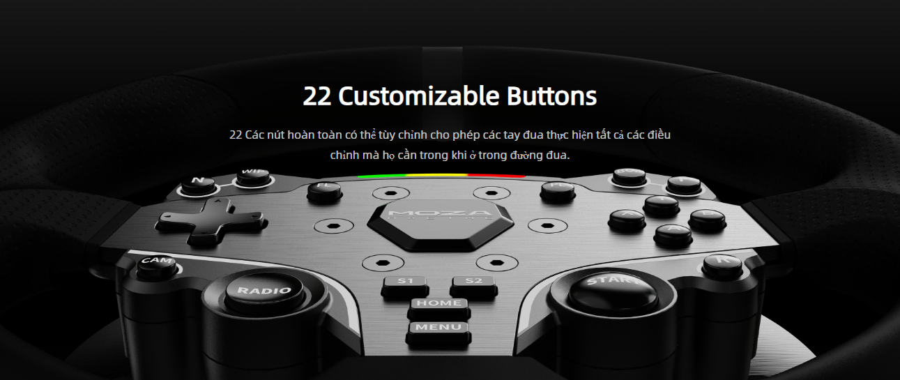 BỘ VÔ LĂNG ĐUA XE MOZA R3 PC BUNDLE FOR PC 20