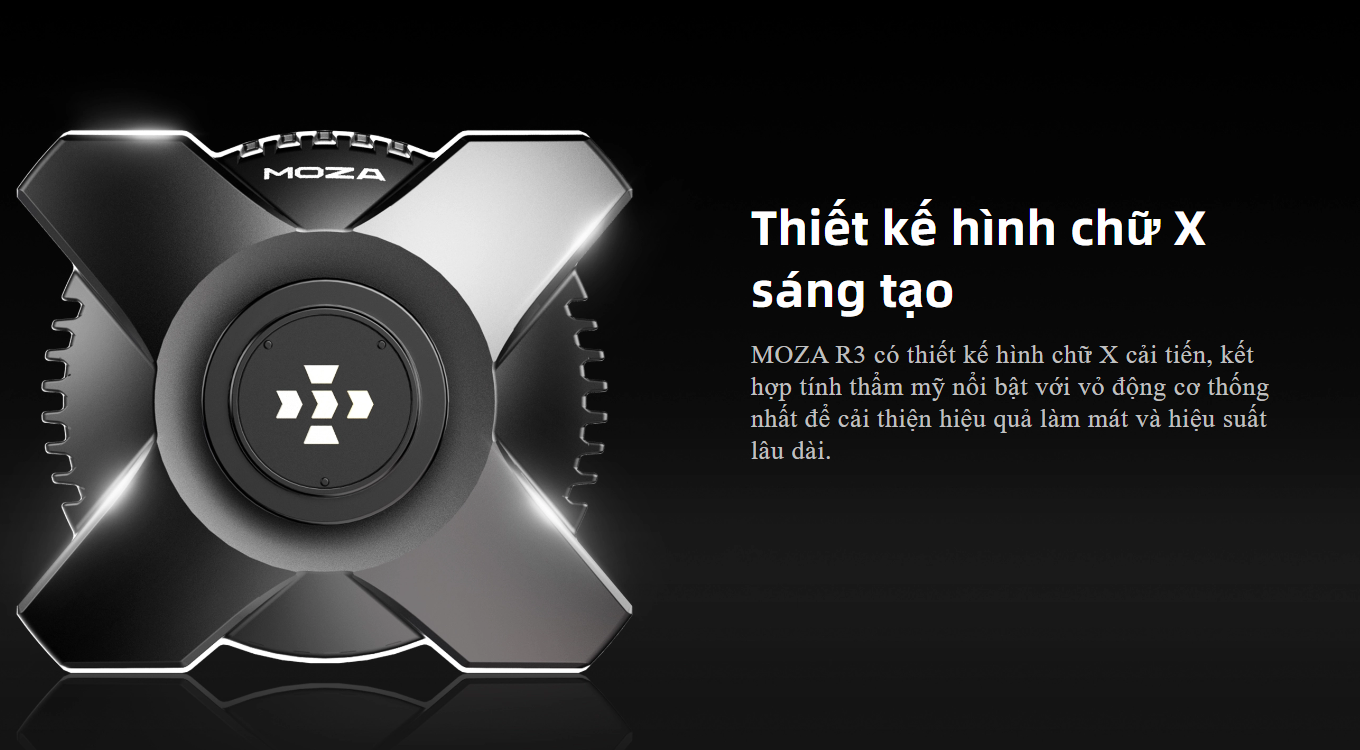 BỘ VÔ LĂNG ĐUA XE MOZA R3 PC BUNDLE FOR PC 10