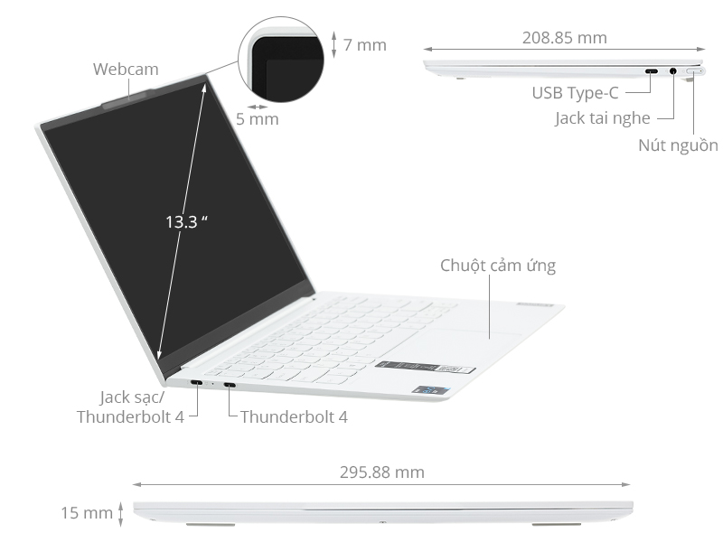 Laptop Lenovo Yoga Slim 7 Cacbon