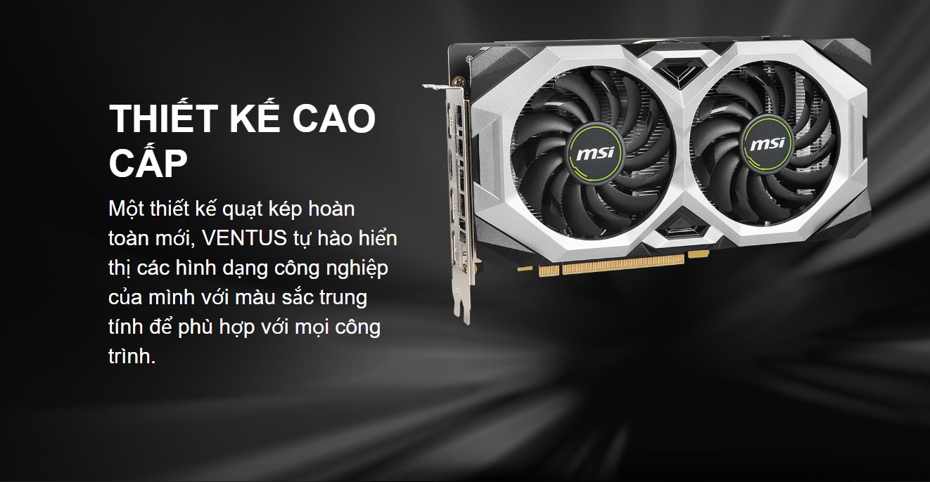 Card màn hình MSI RTX 2060 VENTUS GP OC