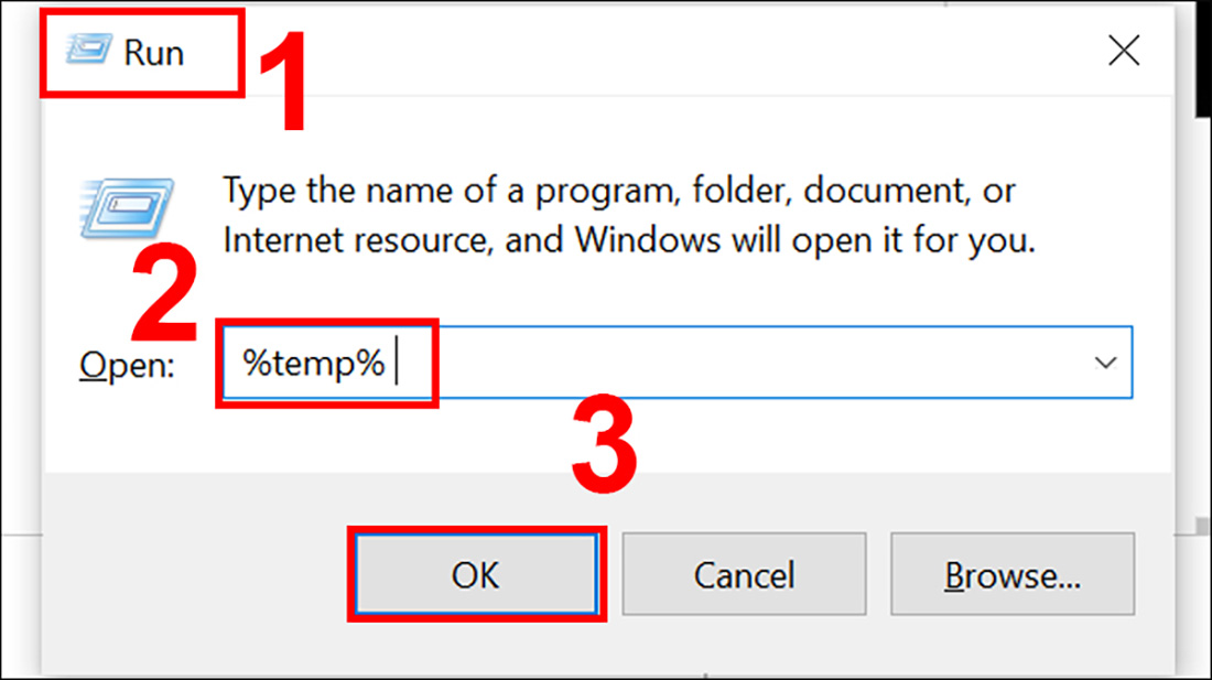 X&oacute;a c&aacute;c tệp tạm thời