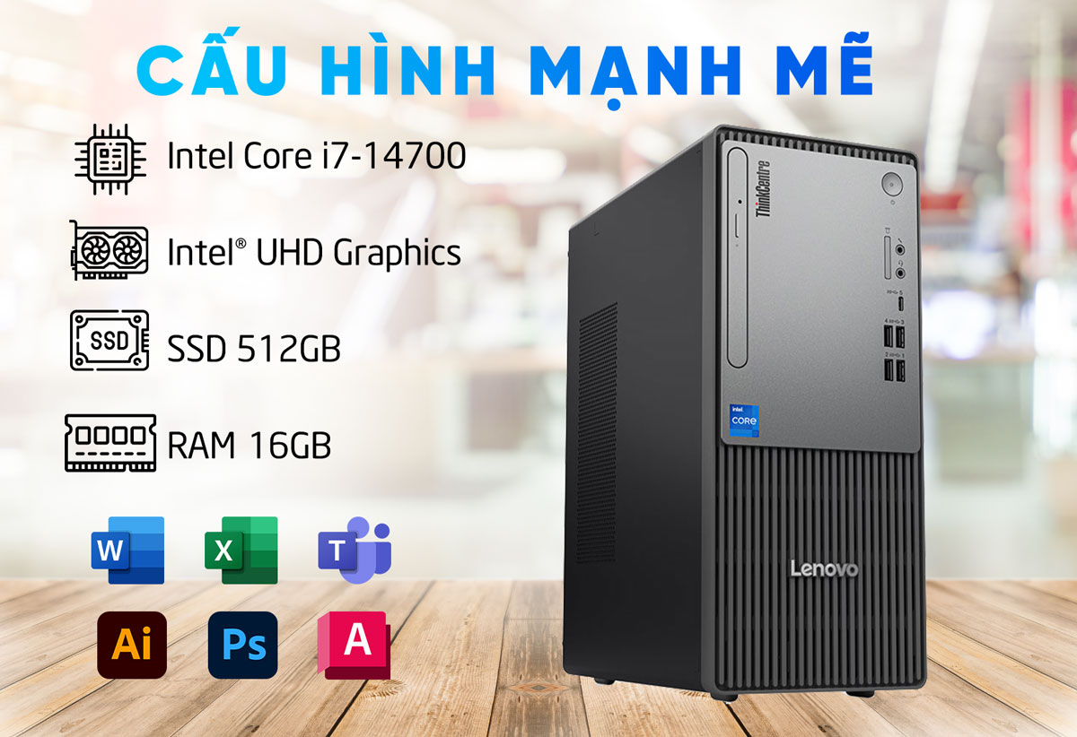 Máy tính cá nhân Lenovo ThinkCentre neo 50t (12UB0008VA)