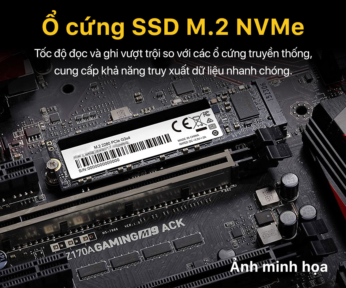 Ổ cứng SSD M.2 NVMe 512GB - Tốc độ vượt trội cho PC GIẢ LẬP