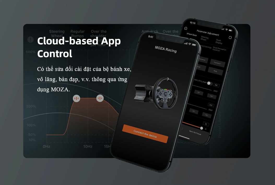 Bộ Vô Lăng Đua Xe Moza R5 Bundle 7