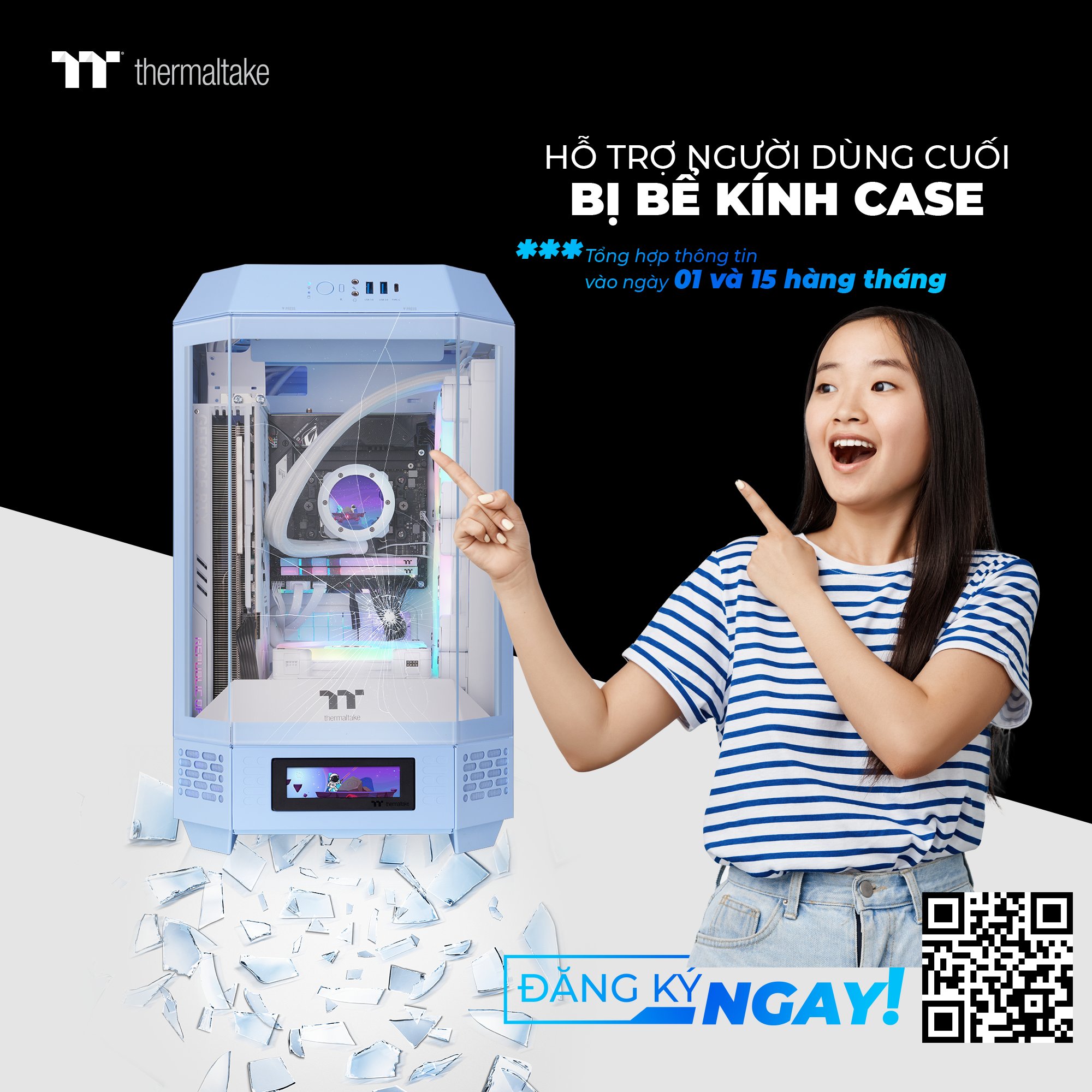 bể kính vỏ Case Thermaltake
